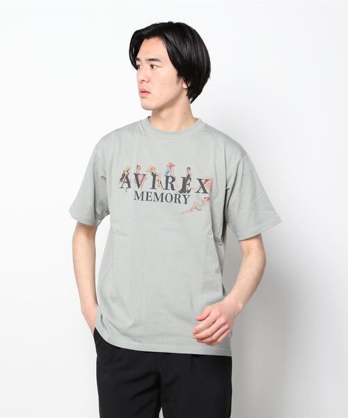 AVIREX（アヴィレックス）の「ガールズ＆ロゴ Tシャツ/GIRLS & LOGO T-SHIRT（Tシャツ/カットソー・レディース・ライトグレー/ブラック/ライトピンク/ホワイト・MEDIUM/LARGE/X-LARGE）」の15枚目の写真