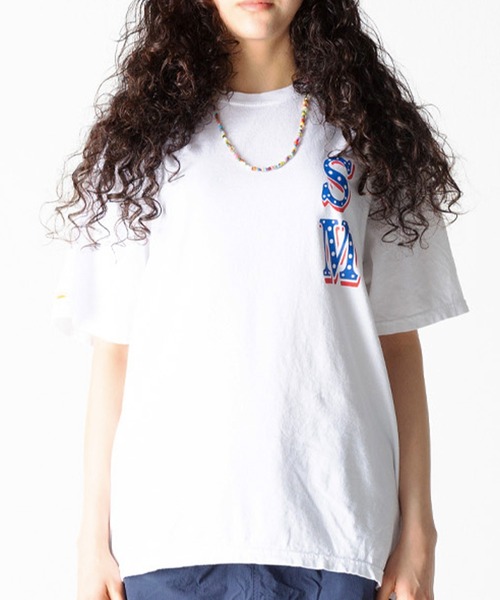 SM INITIAL TEE（Tシャツ/カットソー）｜SALT&MUGS（ソルトアンドマグス） 5,005円