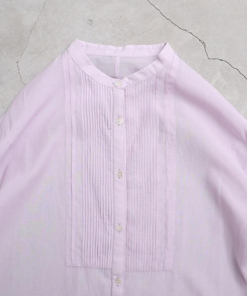 yuni（ユニ　）の「sushi boil pintuck banded coll（ワンピース・レディース・ホワイト/パープル/グリーン/その他・FREE）」の7枚目の写真