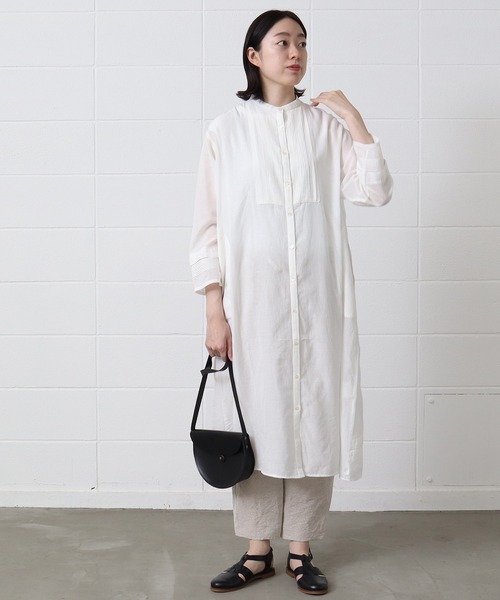 yuni（ユニ　）の「sushi boil pintuck banded coll（ワンピース・レディース・ホワイト/パープル/グリーン/その他・FREE）」の21枚目の写真