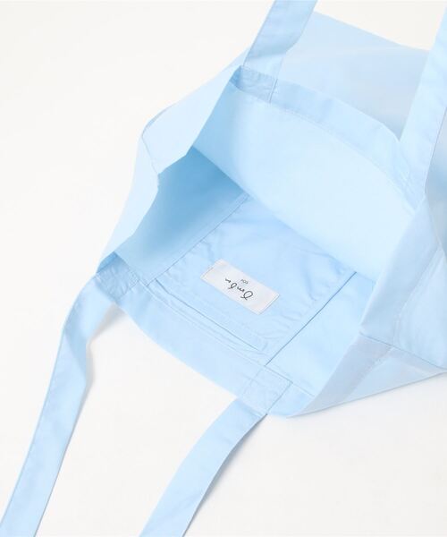 omom sot（オムオムソット）の「トート プリント オリジナルカラー omom sot（トートバッグ・レディース・サックスブルー/イエロー・F）」の14枚目の写真