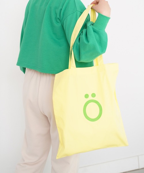 omom sot（オムオムソット）の「トート プリント オリジナルカラー omom sot（トートバッグ・レディース・サックスブルー/イエロー・F）」の8枚目の写真