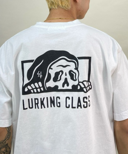 LURKING CLASS(ラーキングクラス)の「【ムラサキスポーツ別注】LURKING CLASS/ラーキングクラス オーバーサイズ バックプリントTシャツ ST22STM02(Tシャツ/カットソー・メンズ・ホワイト/ベージュ/ブラック・L/M/XL)」の12枚目の写真