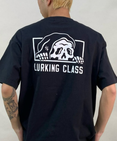 LURKING CLASS(ラーキングクラス)の「【ムラサキスポーツ別注】LURKING CLASS/ラーキングクラス オーバーサイズ バックプリントTシャツ ST22STM02(Tシャツ/カットソー・メンズ・ホワイト/ベージュ/ブラック・L/M/XL)」の19枚目の写真
