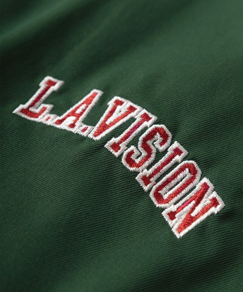 VISION STREET WEAR（ヴィジョンストリートウェア）の「【VISION STREET  WEAR/ヴィジョンストリートウェア】 ビッグシルエット クレリックワッペンシャツ/半袖シャツ（シャツ/ブラウス・レディース・アイボリー/グリーン/チャコールグレー・M/XL/L）」の7枚目の写真