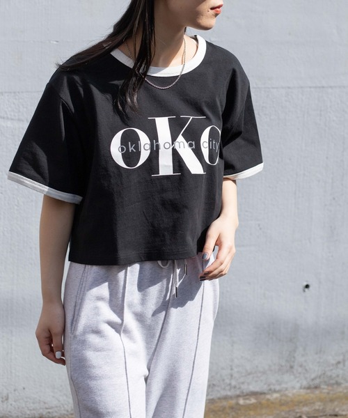 WEGO（ウィゴー）の「WEGO/グラフィックショートリンガーT（Tシャツ/カットソー・レディース・ホワイト/グリーン/ブラック系その他/その他2/グリーン系その他/その他1/その他3/その他4/その他5・SMALL/MEDIUM）」の3枚目の写真