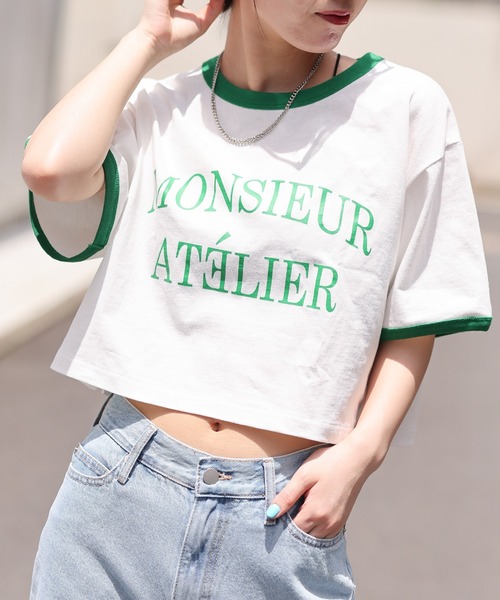 WEGO（ウィゴー）の「WEGO/グラフィックショートリンガーT（T