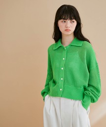 ADAM ET ROPE' | 【一部直営店舗・WEB限定】メッシュカーディガン(カーディガン/ボレロ)