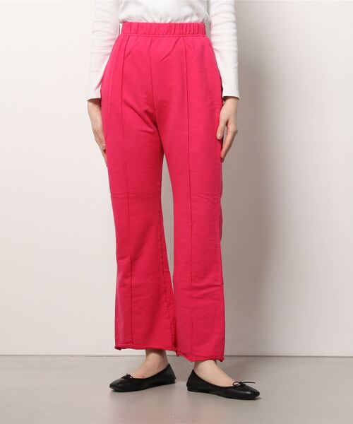 WALLA WALLA SPORT（ワラワラスポーツ）の「CENTER PLEATS SWEAT PANT/センタープリーツ パンツ（その他パンツ・レディース・チャコールグレー/ブラック/ピンク/オレンジ/グリーン/ナチュラル/ブルー系その他/レッド/ミント・MEDIUM）」の7枚目の写真