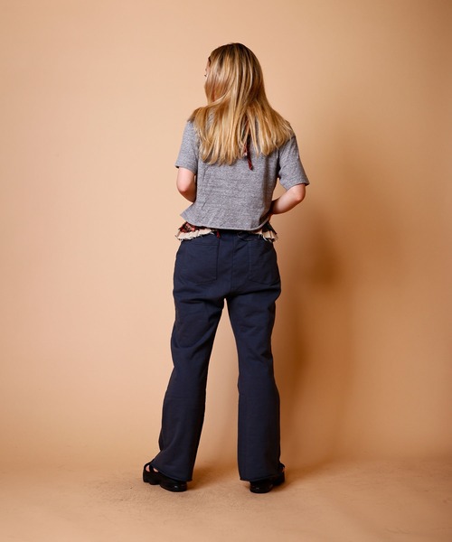 WALLA WALLA SPORT（ワラワラスポーツ）の「CENTER PLEATS SWEAT PANT/センタープリーツ パンツ（その他パンツ・レディース・チャコールグレー/ブラック/ピンク/オレンジ/グリーン/ナチュラル/ブルー系その他/レッド/ミント・MEDIUM）」の15枚目の写真