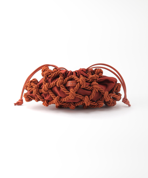 VERMEIL par iena（ヴェルメイユパーイエナ）の「【STUDIO AMELIA/スタジオアメリア】 Mini Fishnet Bag（ショルダーバッグ・レディース・ブラック/キャメル・FREE）」の5枚目の写真
