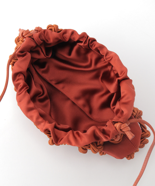 VERMEIL par iena（ヴェルメイユパーイエナ）の「【STUDIO AMELIA/スタジオアメリア】 Mini Fishnet Bag（ショルダーバッグ・レディース・ブラック/キャメル・FREE）」の7枚目の写真
