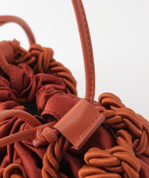 VERMEIL par iena（ヴェルメイユパーイエナ）の「【STUDIO AMELIA/スタジオアメリア】 Mini Fishnet Bag（ショルダーバッグ・レディース・ブラック/キャメル・FREE）」の11枚目の写真