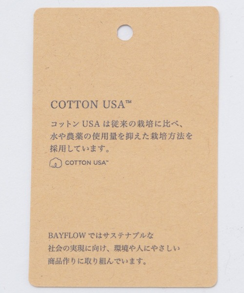 BAYFLOW（ベイフロー）の「グラインダープリントＴ（Tシャツ/カットソー・レディース・ホワイト/キャメル/チャコール・FREE）」の21枚目の写真