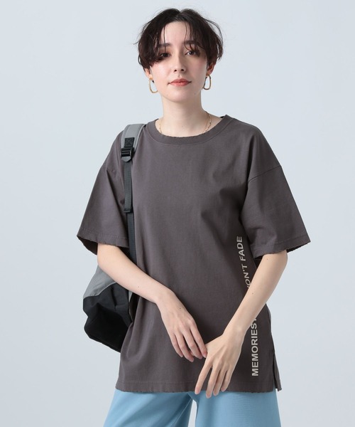 BAYFLOW（ベイフロー）の「グラインダープリントＴ（Tシャツ/カットソー・レディース・ホワイト/キャメル/チャコール・FREE）」の16枚目の写真