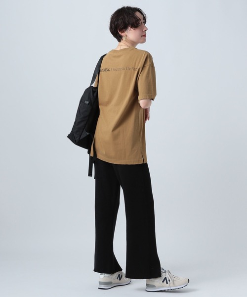 BAYFLOW（ベイフロー）の「グラインダープリントＴ（Tシャツ/カットソー・レディース・ホワイト/キャメル/チャコール・FREE）」の20枚目の写真