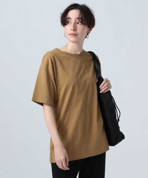 BAYFLOW（ベイフロー）の「グラインダープリントＴ（Tシャツ/カットソー・レディース・ホワイト/キャメル/チャコール・FREE）」の11枚目の写真