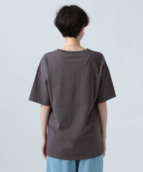 BAYFLOW（ベイフロー）の「グラインダープリントＴ（Tシャツ/カットソー・レディース・ホワイト/キャメル/チャコール・FREE）」の9枚目の写真