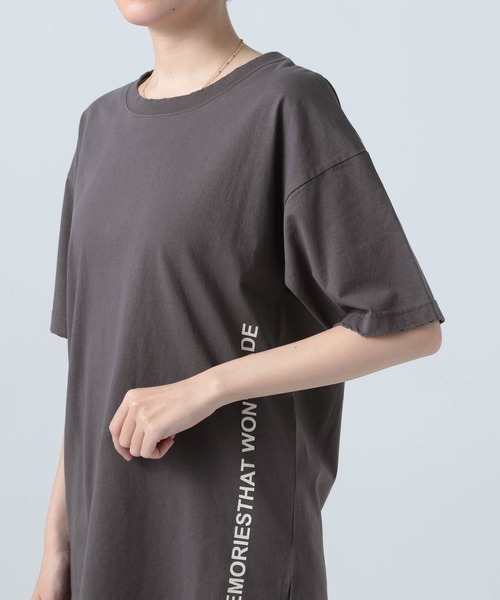 BAYFLOW（ベイフロー）の「グラインダープリントＴ（Tシャツ/カットソー・レディース・ホワイト/キャメル/チャコール・FREE）」の18枚目の写真