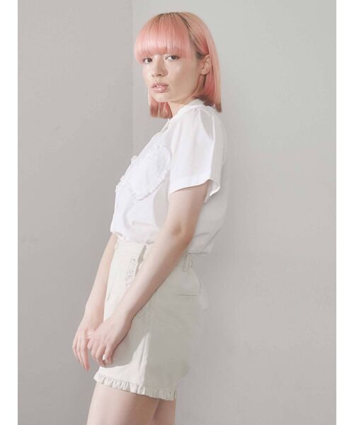 merry jenny(メリージェニー)の「ハートポケットシャツ(シャツ/ブラウス・レディース・ブラック/オフホワイト/ピンク・FREE)」の11枚目の写真