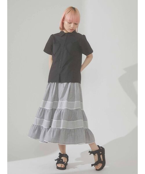 merry jenny(メリージェニー)の「ハートポケットシャツ(シャツ/ブラウス・レディース・ブラック/オフホワイト/ピンク・FREE)」の15枚目の写真