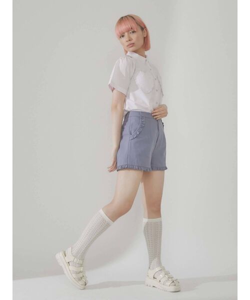 merry jenny(メリージェニー)の「ハートポケットシャツ(シャツ/ブラウス・レディース・ブラック/オフホワイト/ピンク・FREE)」の13枚目の写真