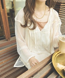 Ambre Neige（アンブルネージュ）の「2WAYメッシュトップス／【WEB/EC限定商品】（Tシャツ/カットソー）」