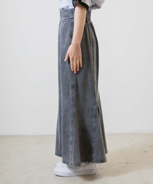 WEGO（ウィゴー）の「WEGO/【一部店舗限定】デニムマーメイドスカート（デニムスカート・レディース・スカイブルー/ブラック系その他・FREE）」の17枚目の写真