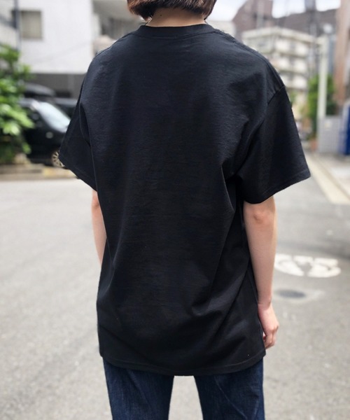 PONY(ポニー)の「【PONY】ポニー シェブロンワッペンロゴTシャツ P19TE13(Tシャツ/カットソー・レディース・ホワイト/チャコールグレー/ブラック・MEDIUM/LARGE)」の9枚目の写真