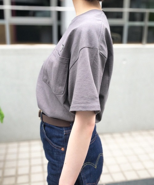 PONY(ポニー)の「【PONY】ポニー シェブロンワッペンロゴTシャツ P19TE13(Tシャツ/カットソー・レディース・ホワイト/チャコールグレー/ブラック・MEDIUM/LARGE)」の8枚目の写真