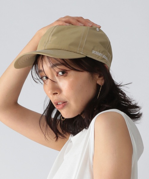 BARNYARDSTORM（バンヤードストーム）の「BARNYARDSTORM / newhattan CAP（キャップ・レディース・シルバーグレー/ライトベージュ・FREE）」の5枚目の写真