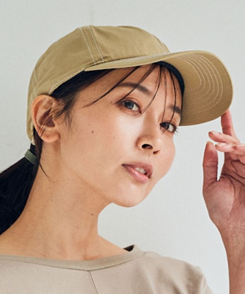 BARNYARDSTORM（バンヤードストーム）の「BARNYARDSTORM / newhattan CAP（キャップ・レディース・シルバーグレー/ライトベージュ・FREE）」の3枚目の写真