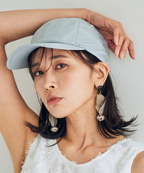 BARNYARDSTORM（バンヤードストーム）の「BARNYARDSTORM / newhattan CAP（キャップ・レディース・シルバーグレー/ライトベージュ・FREE）」の4枚目の写真