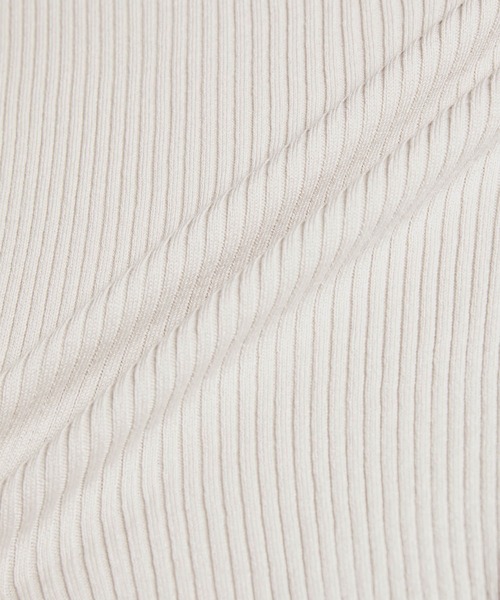 ROPE' PICNIC（ロペピクニック）の「TRUE COTTON/袖フリルニットプルオーバー（ニット/セーター・レディース・ライトグレー/ブラック/イエロー/ブルー/グリーン・38）」の6枚目の写真