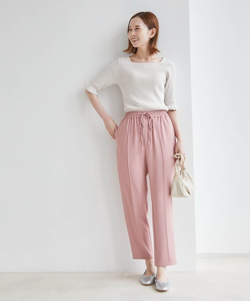 ROPE' PICNIC（ロペピクニック）の「TRUE COTTON/袖フリルニットプルオーバー（ニット/セーター・レディース・ライトグレー/ブラック/イエロー/ブルー/グリーン・38）」の13枚目の写真