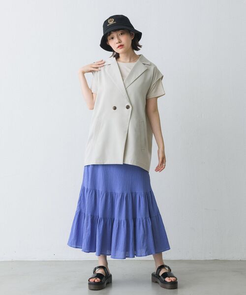 RETRO GIRL（レトロガール）の「テーラーベスト（その他アウター・レディース・ブラック/アイボリー/グリーン・FREE）」の12枚目の写真