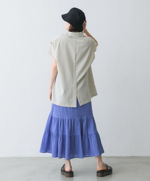 RETRO GIRL（レトロガール）の「テーラーベスト（その他アウター・レディース・ブラック/アイボリー/グリーン・FREE）」の4枚目の写真