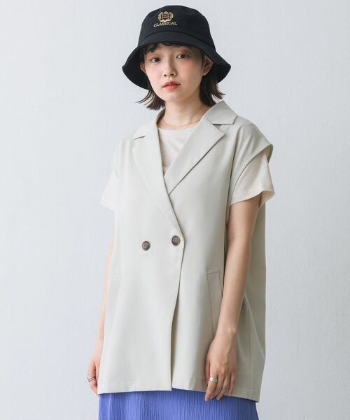 RETRO GIRL（レトロガール）の「テーラーベスト（その他アウター・レディース・ブラック/アイボリー/グリーン・FREE）」の20枚目の写真