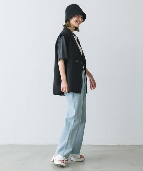 RETRO GIRL（レトロガール）の「テーラーベスト（その他アウター・レディース・ブラック/アイボリー/グリーン・FREE）」の14枚目の写真