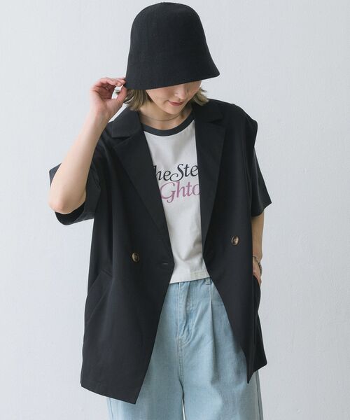 RETRO GIRL（レトロガール）の「テーラーベスト（その他アウター・レディース・ブラック/アイボリー/グリーン・FREE）」の18枚目の写真