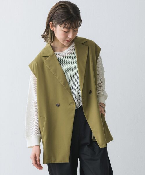 RETRO GIRL（レトロガール）の「テーラーベスト（その他アウター・レディース・ブラック/アイボリー/グリーン・FREE）」の19枚目の写真