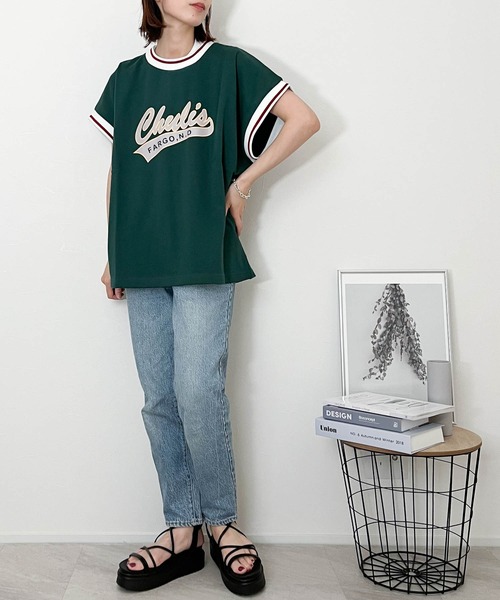 Ritzy(リッツィー)の「裏毛リブラインプリントベスト レディース メンズ(ベスト・メンズ・グリーン/アイボリー/チャコール・MEDIUM/LARGE/X-LARGE)」の15枚目の写真