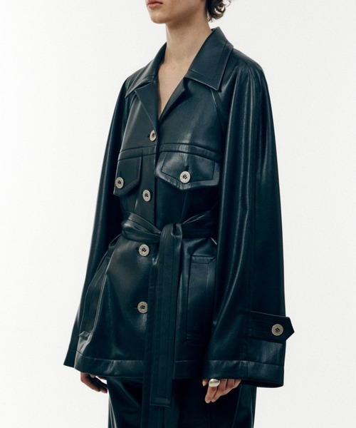LOW CLASSIC(ロウ クラシック)の「DOWN POCKET JACKET(ダウンジャケット/コート・レディース・ブラック・S)」の2枚目の写真