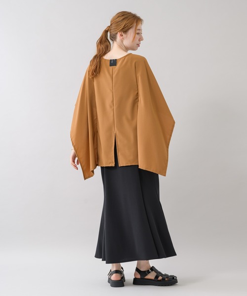 Paradise Picnic（パラダイスピクニック）の「1% カット＆布帛プルオーバー（Tシャツ/カットソー・レディース・ブラック/ベージュ/ネイビー・FREE）」の16枚目の写真