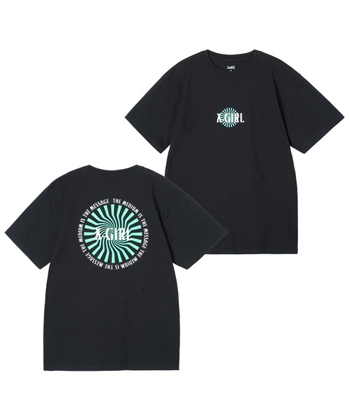 Tシャツ・カットソー LORES Spiral S/S Tee SA032 X-girl(エックスガール)の「SPIRAL LOGO S/S TEE(Tシャツ