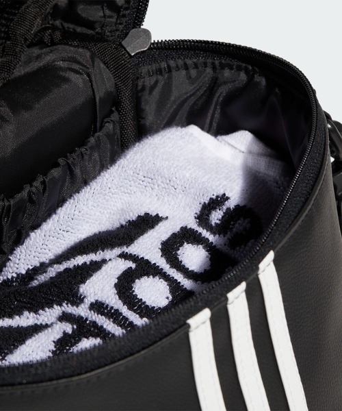 adidas（アディダス）の「スリーストライプス ラウンドバッグ【adidas Golf/アディダスゴルフ】（ショルダーバッグ・レディース・ホワイト/ブラック・FREE）」の15枚目の写真