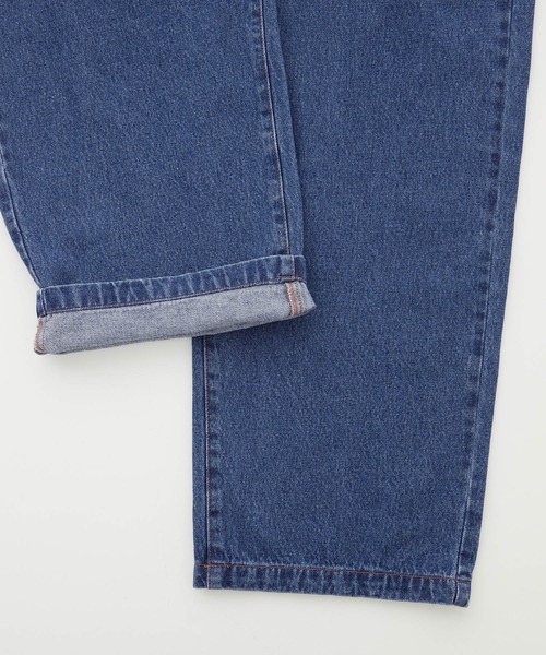 MONO-MART（モノマート）の「ハイウエストワイドストレート ヴィンテージウォッシュデニムパンツ（デニムパンツ・メンズ・ライトグレー/ライトブルー/オフホワイト/ブルー/ダークグレー/ブラック系/ブルー系/ブルー系2/ブルー系3/ライトグレー系/オリーブ系/ブラウン系/ブルー系4/サックスブルー系・S/M/L）」の21枚目の写真