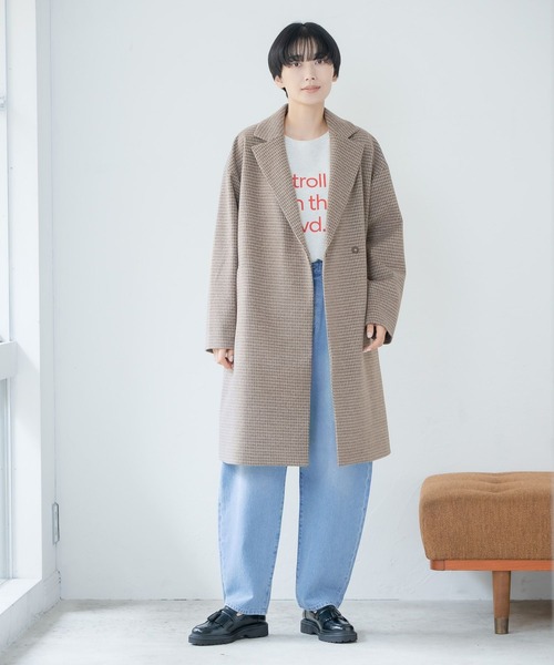 LEPSIM（レプシィム）の「アソートロゴプリントプルオーバー　124434（Tシャツ/カットソー・レディース・オフホワイト/オートミール/チャコールグレー/ピンク/グリーン・FREE）」の10枚目の写真