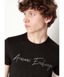 ARMANI EXCHANGE | 【A|X アルマーニ エクスチェンジ】AXロゴ　半袖クルーネックTシャツ/SLIM(Tシャツ/カットソー)