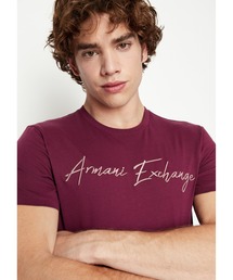 ARMANI EXCHANGE | 【A|X アルマーニ エクスチェンジ】AXロゴ　半袖クルーネックTシャツ/SLIM(Tシャツ/カットソー)